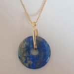 Lapislazuli Big Circle Necklace