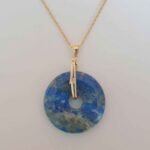 Lapislazuli Big Circle Necklace