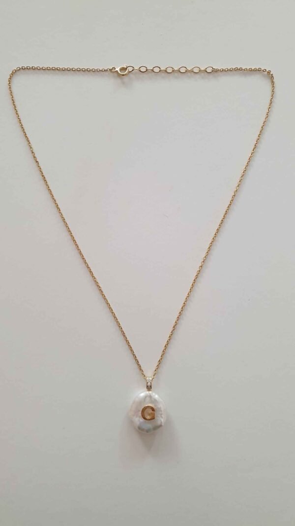 Freshwater Pearl Letter Necklace