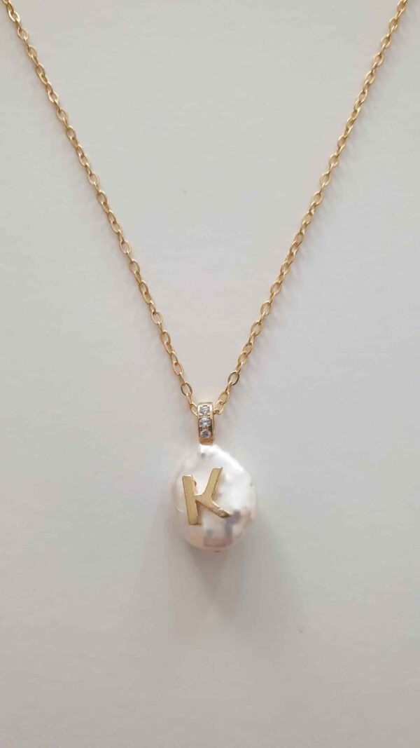 Freshwater Pearl Letter Necklace