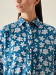 Blue Floral Shirt