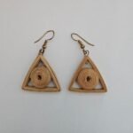 Triangle Bamboo Earrings