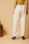 Ivory Cotton Pants