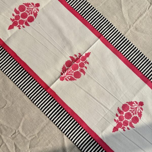 TABLE RUNNER BLACK AND PINK HOME DECOR Arras