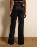 Black Satin Trousers