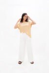 Beige Muscat Shoulder Tee