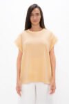 Beige Muscat Shoulder Tee