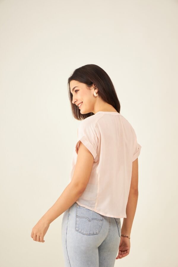 Pink Short Sleeves Shirt