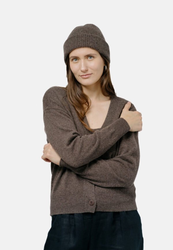 Brown Cashmere Vilnius Beanie