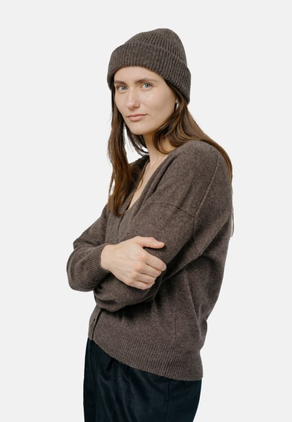 Brown Cashmere Vilnius Beanie