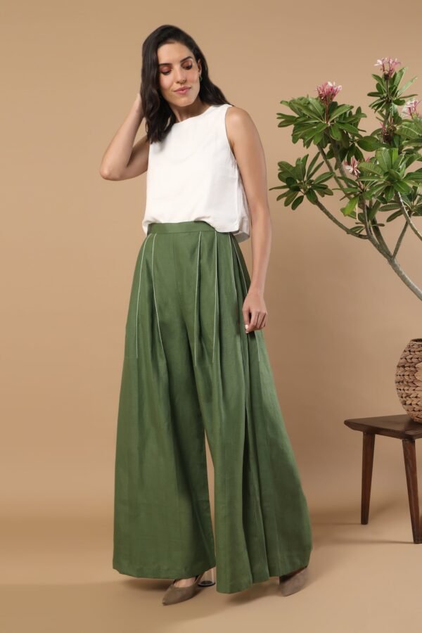 Aspen Olive Green Hemp Pants