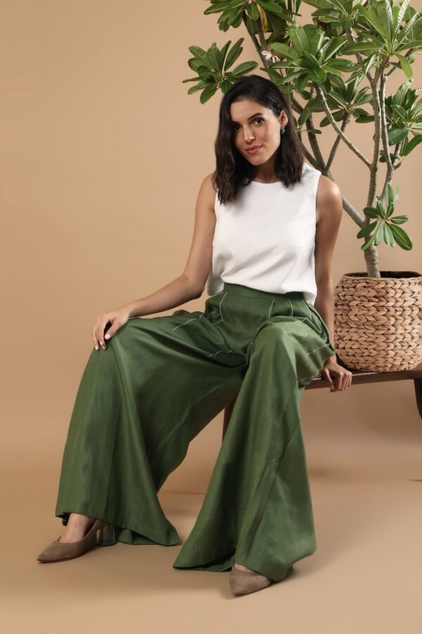 Aspen Olive Green Hemp Pants