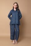 Ember Dark Blue Hemp Co-ord Set