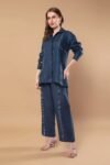 Ember Dark Blue Hemp Co-ord Set