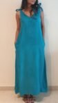 Aqua Marine Alice Vegan Silk Dress