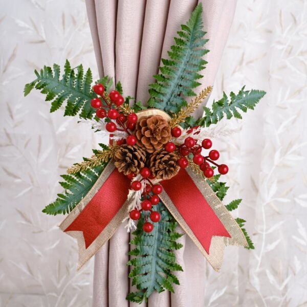 Handcrafted Festive delight Curtain Tieback