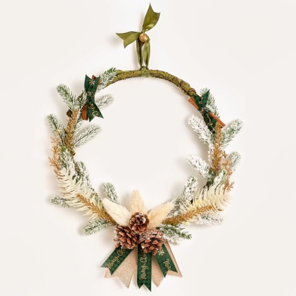 Handcrafted Small Wreaths Winter White