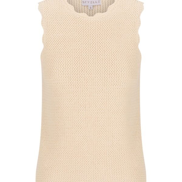 Sand Tilly Knitted Top