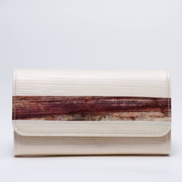 Banana Leather Wallet -La Sultane Tanee