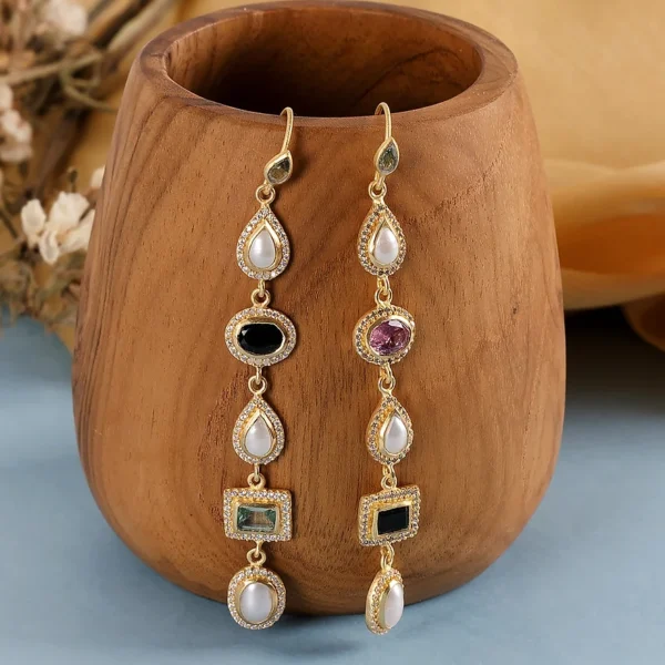 Arra Multi Tourmaline Aurora Earrings