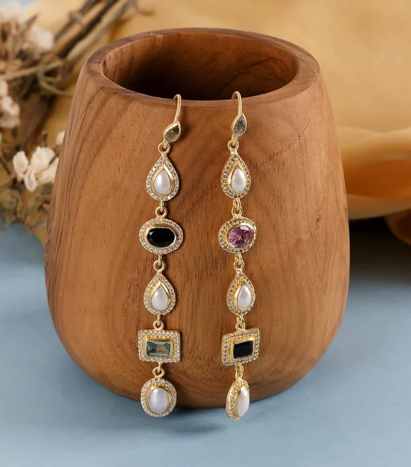 Multi Tourmaline Aurora Earrings